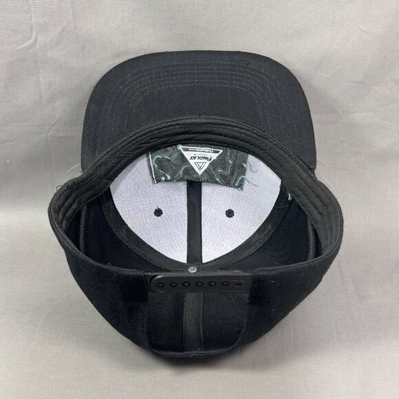 Findlay Zumiez Snapback Hat Cap Black Outdoor Skater Sports Athletic Logo Mens - Picture 13 of 14